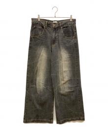 BLESS U（ブレスユー）の古着「baggy denim pants」｜ブラック