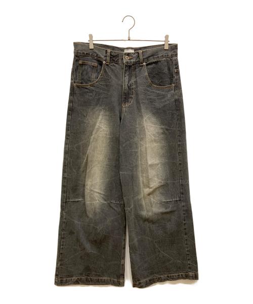 BLESS U（ブレスユー）BLESS U (ブレスユー) baggy denim pants ブラック サイズ:SIZE Lの古着・服飾アイテム