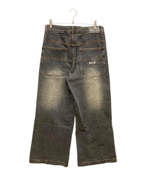 BLESS U（ブレスユー）BLESS U (ブレスユー) baggy denim pants ブラック サイズ:SIZE Lの古着・服飾アイテム