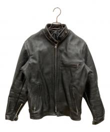 Schott（ショット）の古着「ダブルライダースジャケット」｜ブラック