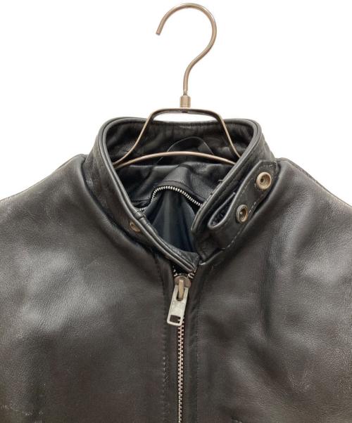Schott（ショット）Schott (ショット) ダブルライダースジャケット ブラック サイズ:SIZE 36の古着・服飾アイテム