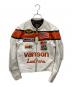VANSON（バンソン）の古着「レザーライダースジャケット」｜ホワイト