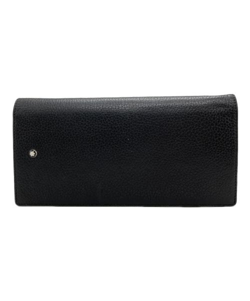MONTBLANC（モンブラン）MONTBLANC (モンブラン) 2つ折り財布 ブラックの古着・服飾アイテム