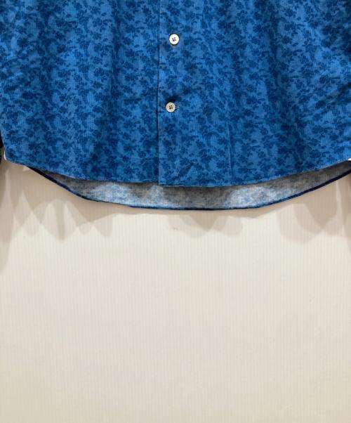giannetto（ジャンネット）giannetto (ジャンネット) 総柄シャツ　VINCI FIT ブルー サイズ:SIZE 40の古着・服飾アイテム