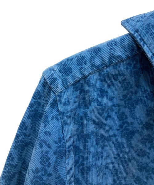 giannetto（ジャンネット）giannetto (ジャンネット) 総柄シャツ　VINCI FIT ブルー サイズ:SIZE 40の古着・服飾アイテム