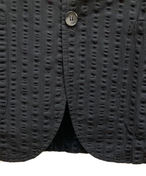giannetto（ジャンネット）giannetto (ジャンネット) 3Pシアサッカーセットアップスーツ ブラック サイズ:SIZE 48の古着・服飾アイテム