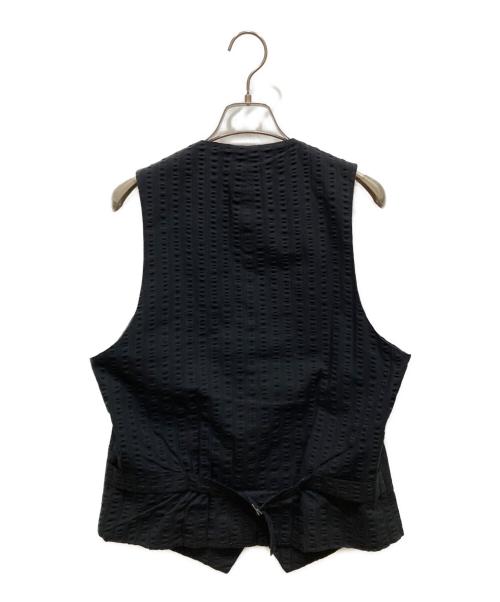 giannetto（ジャンネット）giannetto (ジャンネット) 3Pシアサッカーセットアップスーツ ブラック サイズ:SIZE 48の古着・服飾アイテム