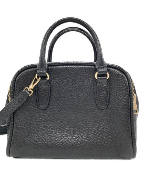 FURLA（フルラ）FURLA (フルラ) シリレザーハンドバッグ ブラックの古着・服飾アイテム