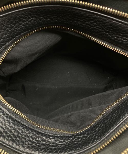 FURLA（フルラ）FURLA (フルラ) シリレザーハンドバッグ ブラックの古着・服飾アイテム