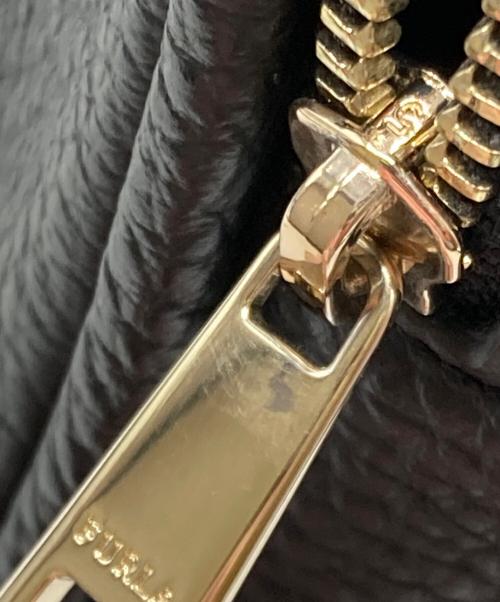 FURLA（フルラ）FURLA (フルラ) シリレザーハンドバッグ ブラックの古着・服飾アイテム