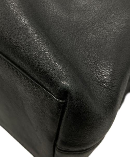 COACH（コーチ）COACH (コーチ) レザーショルダーバッグ ブラックの古着・服飾アイテム