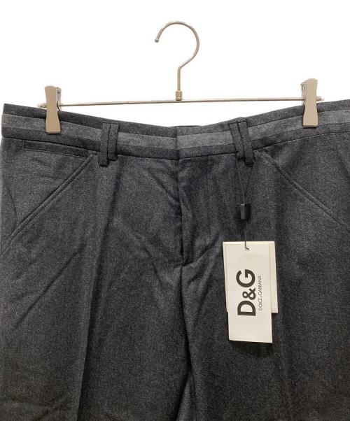 DOLCE & GABBANA（ドルチェ＆ガッバーナ）DOLCE & GABBANA (ドルチェ＆ガッバーナ) ウールパンツ チャコールグレー サイズ:SIZE 50の古着・服飾アイテム
