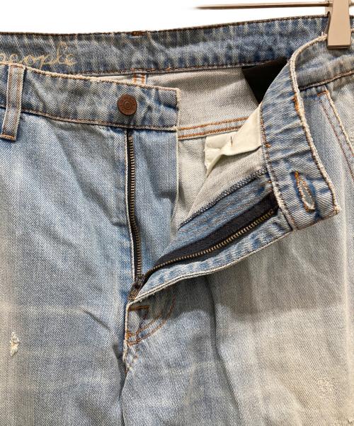 (+) People（プラスピープル）(+) PEOPLE (プラスピープル) ダメージデニムパンツ インディゴ サイズ:SIZE 36 未使用品の古着・服飾アイテム