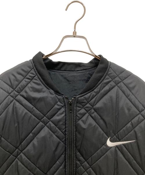 NIKE（ナイキ）NIKE (ナイキ) ロゴ刺繍キルティングジャケット ブラック サイズ:SIZE Lの古着・服飾アイテム