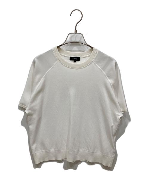 theory（セオリー）theory (セオリー) ラグランスリーブプルオーバー ホワイト サイズ:SIZE Sの古着・服飾アイテム