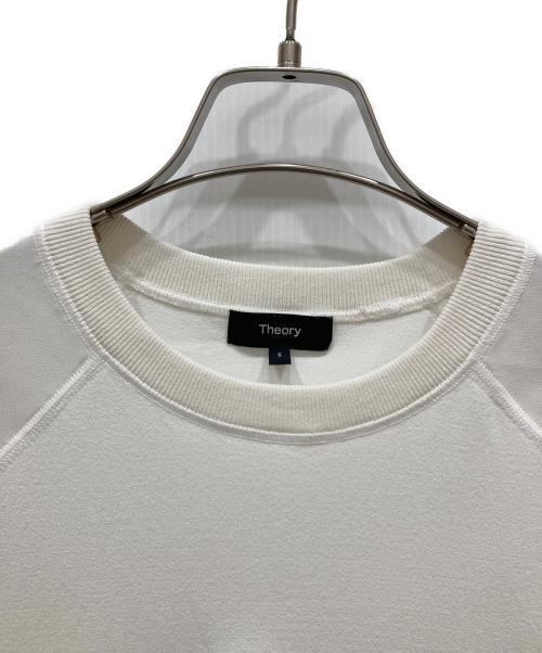 theory（セオリー）theory (セオリー) ラグランスリーブプルオーバー ホワイト サイズ:SIZE Sの古着・服飾アイテム