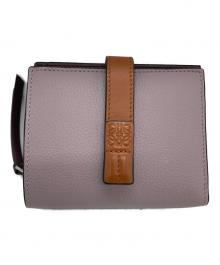 LOEWE（ロエベ）の古着「コンパクト ジップウォレット」｜パープル