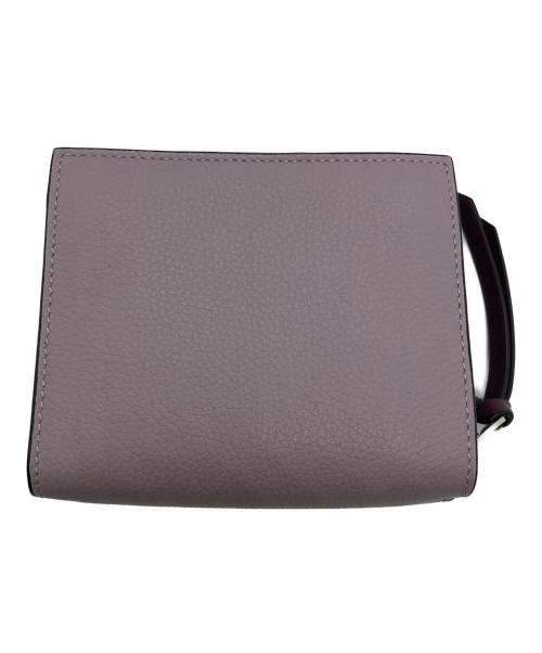 LOEWE（ロエベ）LOEWE (ロエベ) コンパクト ジップウォレット パープルの古着・服飾アイテム