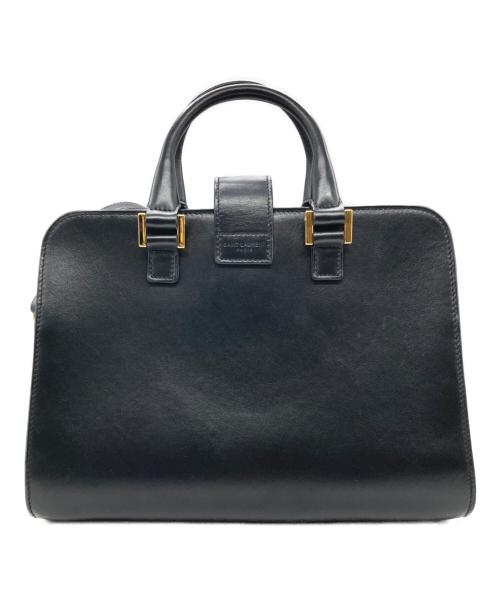 Saint Laurent Paris（サンローランパリ）Saint Laurent Paris (サンローランパリ) ベイビーカバスハンドバッグ ブラックの古着・服飾アイテム