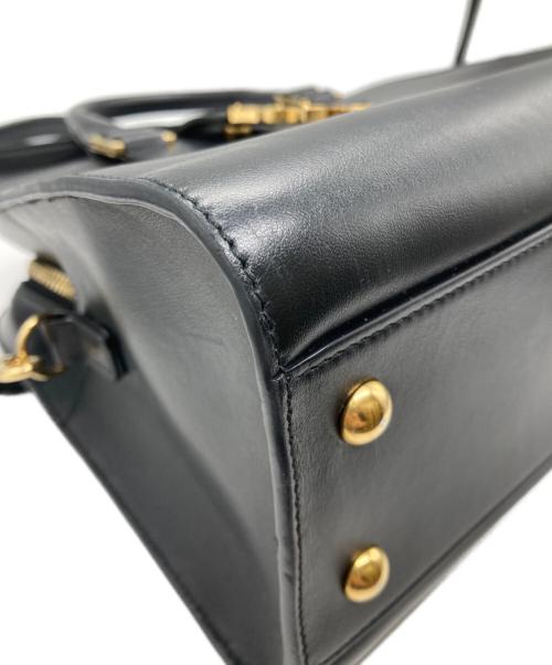 Saint Laurent Paris（サンローランパリ）Saint Laurent Paris (サンローランパリ) ベイビーカバスハンドバッグ ブラックの古着・服飾アイテム