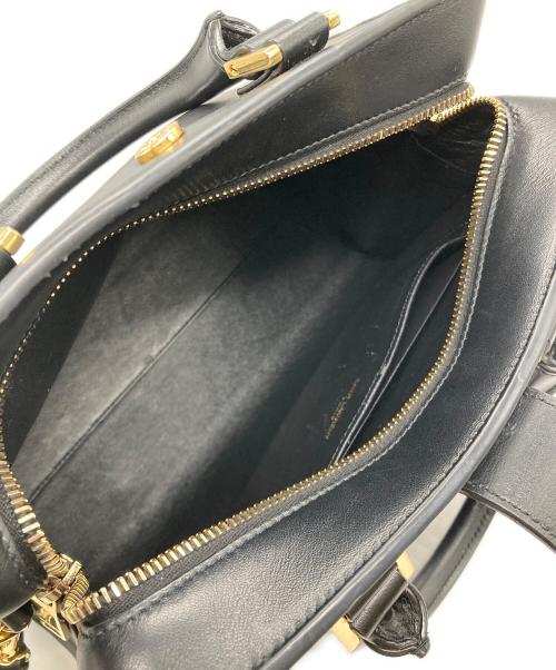 Saint Laurent Paris（サンローランパリ）Saint Laurent Paris (サンローランパリ) ベイビーカバスハンドバッグ ブラックの古着・服飾アイテム
