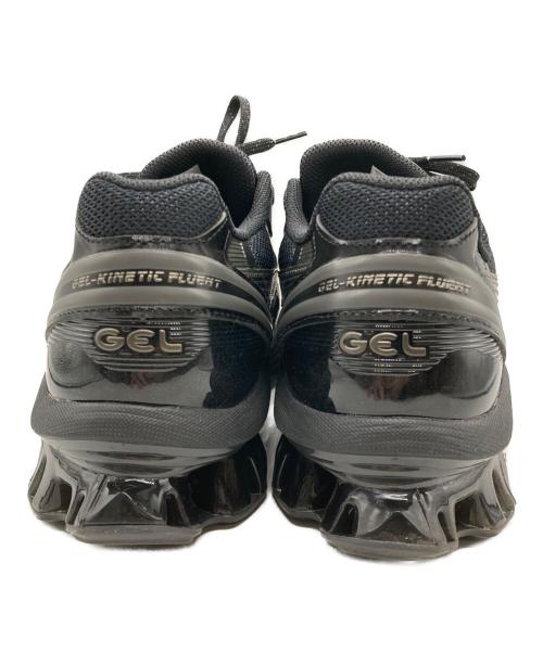 asics（アシックス）asics (アシックス) ローカットスニーカー　GEL-KINETIC FLUENT ブラック サイズ:	SIZE 28cmの古着・服飾アイテム
