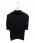 NACKIYE (ナキエ) RonHerman (ロンハーマン) 半袖ニット ブラック サイズ:SIZE S：28000円