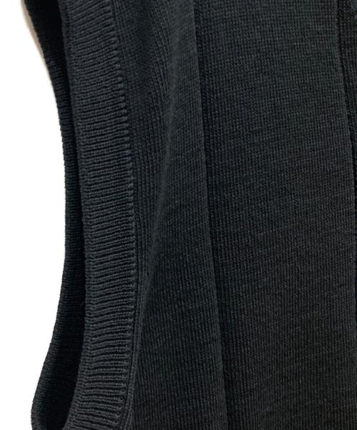 Coohem（コーヘン）Coohem (コーヘン) ニットベスト ブラック×ネイビー サイズ:SIZE Lの古着・服飾アイテム