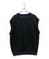 Coohem (コーヘン) ニットベスト ブラック×ネイビー サイズ:SIZE L：5000円