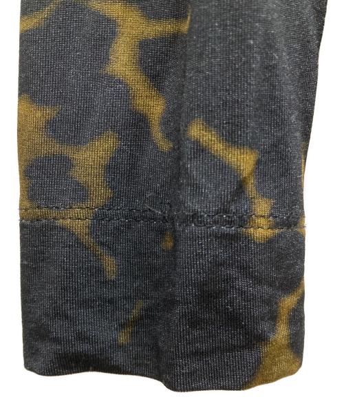 DRIES VAN NOTEN（ドリスヴァンノッテン）DRIES VAN NOTEN (ドリスヴァンノッテン) ストレッチハイネックカットソー ブラック×ブラウン サイズ:不明の古着・服飾アイテム