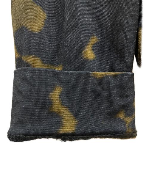 DRIES VAN NOTEN（ドリスヴァンノッテン）DRIES VAN NOTEN (ドリスヴァンノッテン) ストレッチハイネックカットソー ブラック×ブラウン サイズ:不明の古着・服飾アイテム