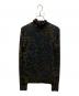 DRIES VAN NOTEN (ドリスヴァンノッテン) ストレッチハイネックカットソー ブラック×ブラウン サイズ:不明：18000円