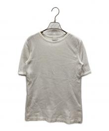 DRIES VAN NOTEN（ドリスヴァンノッテン）の古着「メッシュカットソー」｜ホワイト
