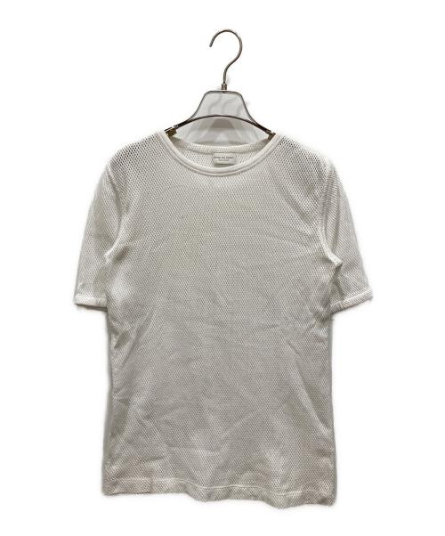DRIES VAN NOTEN（ドリスヴァンノッテン）DRIES VAN NOTEN (ドリスヴァンノッテン) メッシュカットソー ホワイト サイズ:不明の古着・服飾アイテム