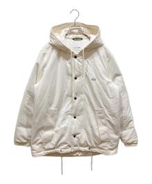 LACOSTE（ラコステ）の古着「耐水透湿ピケダウンジャケット」｜ホワイト