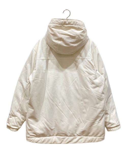LACOSTE（ラコステ）LACOSTE (ラコステ) 耐水透湿ピケダウンジャケット ホワイト サイズ:SIZE Lの古着・服飾アイテム