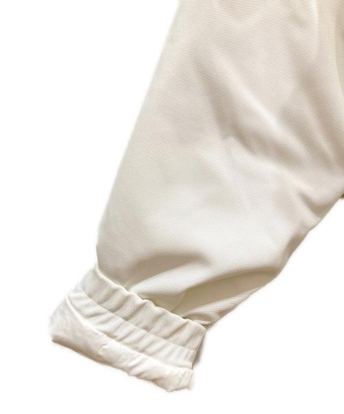 LACOSTE（ラコステ）LACOSTE (ラコステ) 耐水透湿ピケダウンジャケット ホワイト サイズ:SIZE Lの古着・服飾アイテム