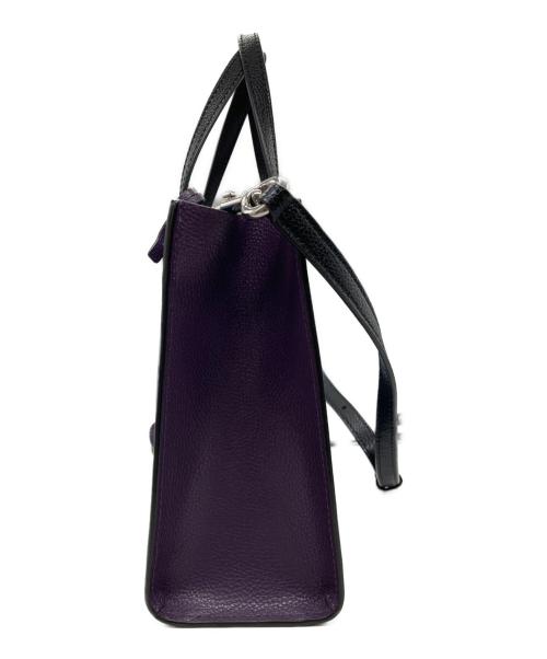 MARC JACOBS（マークジェイコブス）MARC JACOBS (マークジェイコブス) 2WAYショルダーバッグ ネイビー×ブラックの古着・服飾アイテム