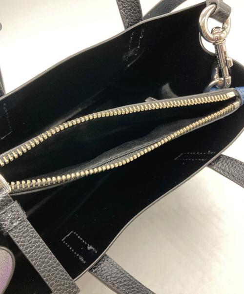 MARC JACOBS（マークジェイコブス）MARC JACOBS (マークジェイコブス) 2WAYショルダーバッグ ネイビー×ブラックの古着・服飾アイテム