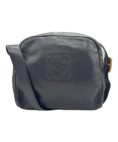 LOEWE（ロエベ）LOEWE (ロエベ) アナグラムショルダーバッグ ブラックの古着・服飾アイテム