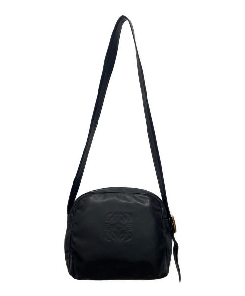 LOEWE（ロエベ）LOEWE (ロエベ) アナグラムショルダーバッグ ブラックの古着・服飾アイテム