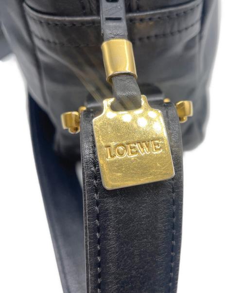 LOEWE（ロエベ）LOEWE (ロエベ) アナグラムショルダーバッグ ブラックの古着・服飾アイテム