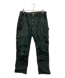 CarHartt（カーハート）の古着「リップストップカーゴワークパンツ」｜ブラック