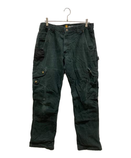 CarHartt（カーハート）CarHartt (カーハート) リップストップカーゴワークパンツ ブラック サイズ:SIZE 86cm (W34)の古着・服飾アイテム