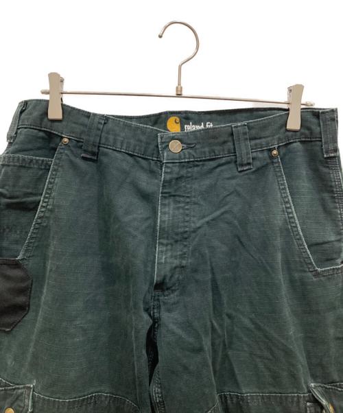 CarHartt（カーハート）CarHartt (カーハート) リップストップカーゴワークパンツ ブラック サイズ:SIZE 86cm (W34)の古着・服飾アイテム