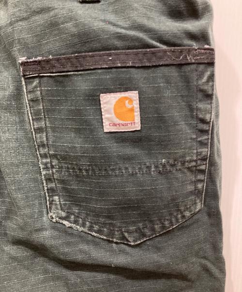 CarHartt（カーハート）CarHartt (カーハート) リップストップカーゴワークパンツ ブラック サイズ:SIZE 86cm (W34)の古着・服飾アイテム