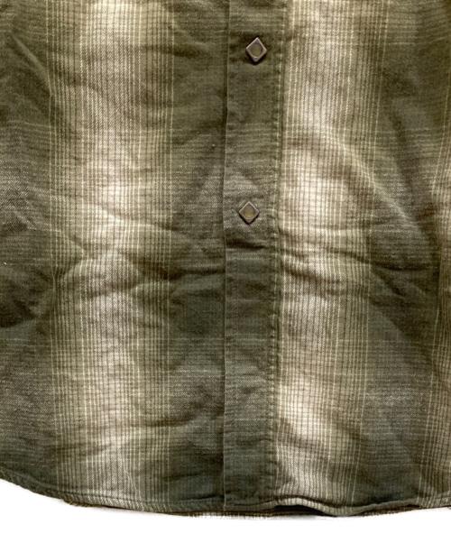 LEE（リー）LEE (リー) オンブレチェックチェックシャツ カーキ サイズ:SIZE XLの古着・服飾アイテム