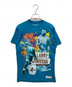 MITCHELL & NESSミッチェルアンドネス）の古着「プリントTシャツ」｜ブルー