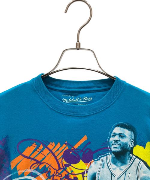 MITCHELL & NESS（ミッチェルアンドネス）MITCHELL & NESS (ミッチェルアンドネス) プリントTシャツ ブルー サイズ:Sの古着・服飾アイテム