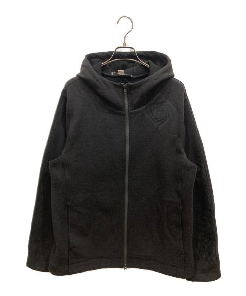 Y-3（ワイスリー）Y-3 (ワイスリー) Wool Fleece Zip Hoodie ブラック サイズ:SIZE XSの古着・服飾アイテム